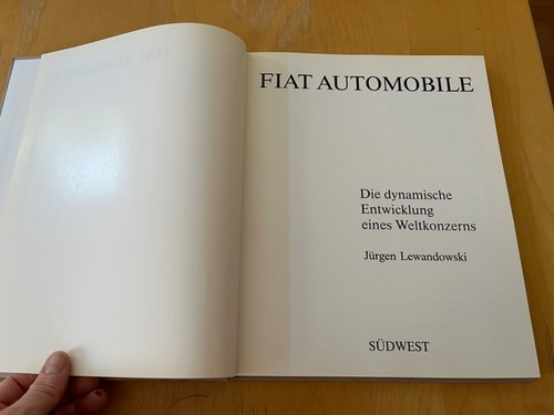 Buch fiat automobile - –, die