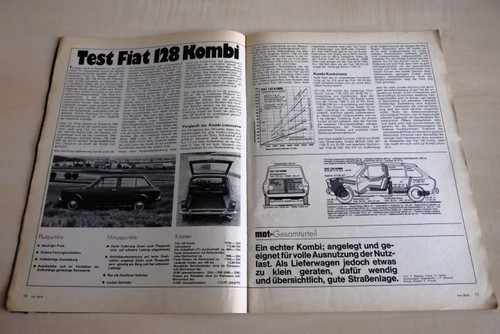 Mot 1970 fiat 128 - mot, kombi