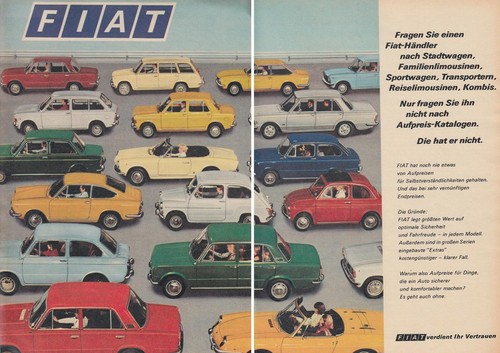 Fiat automobile reklame - automobile,