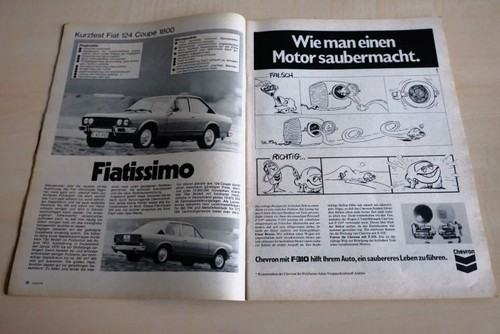Mot 1973 fiat 124 coupe - mot,