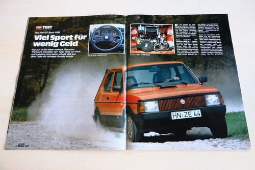 Mot 1982 fiat 127 sport - mot,