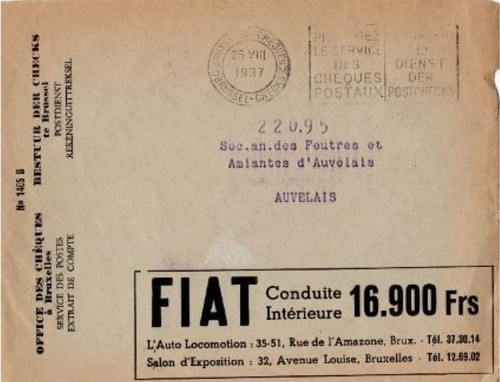 Belgie reclame postcheck - belgie,