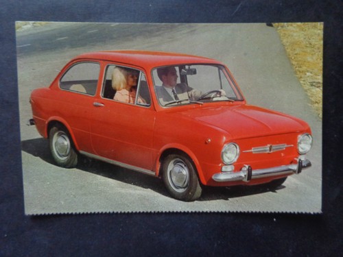 Postkarte werbung automobile - postkarte,